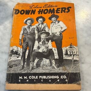 Deluxe edition Down Homers autographed magazine